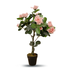 ורד מלאכותי פרחים ורדים גובה 75 ס"מ