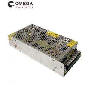 שנאי מתכת 12V-10A הספק 120W מקס׳ OMEGA